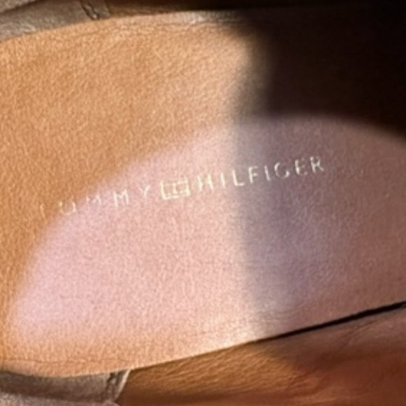 Tommy Hilfiger Women’s Black Leather Dilanee Buckled Oxford Size 9 - Picture 8 of 10